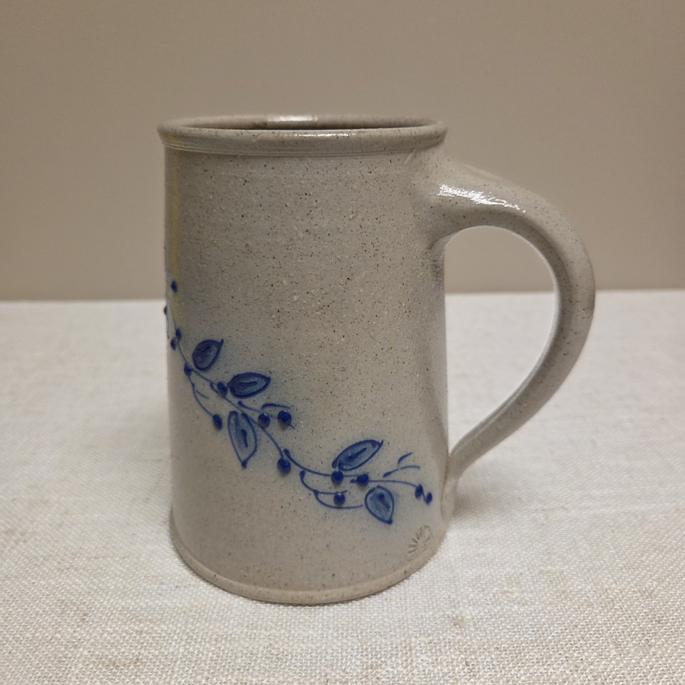 Salmon Falls Vine Stoneware Pottery Stein